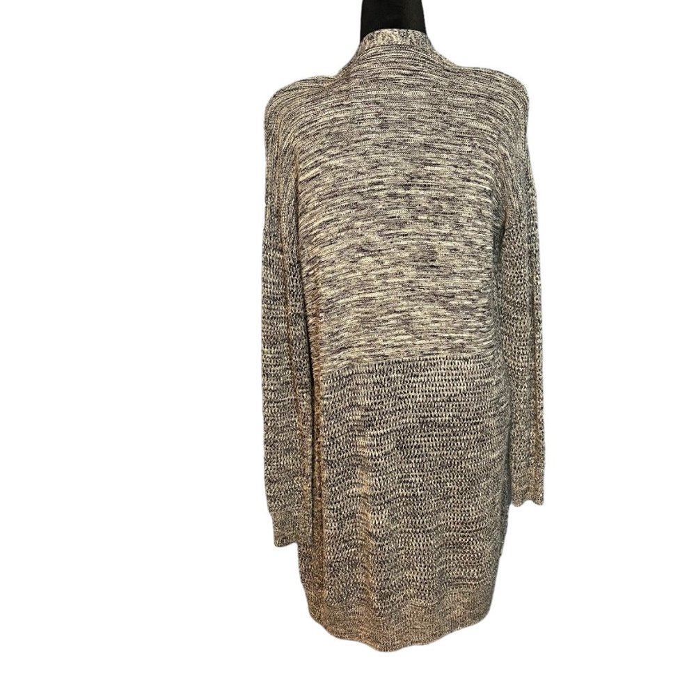 Vince Knit Cardigan XS Gray Longline Lightweight Spring Soft Gray Costal‎ - Picture 8 of 9